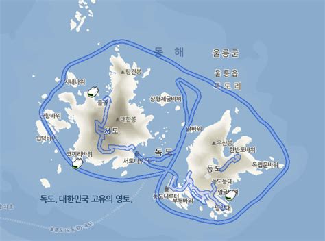 Dokdo Map