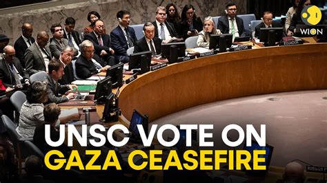 Unsc Live Un Security Council Meets To Consider New Draft Resolution