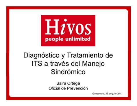 (PDF) Diagnóstico y Tratamiento de ITS a través del Manejo Sindrómico