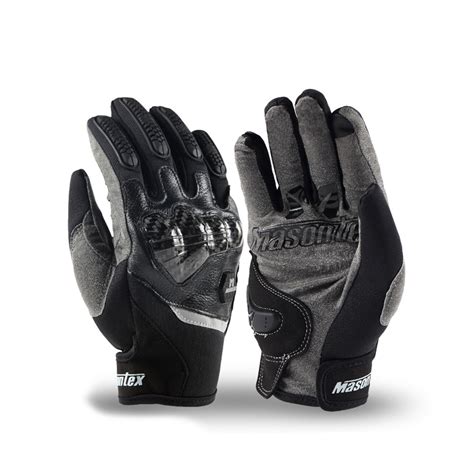 Masontex M Iv Carbon Fiber Motorcycle Gloves Shopee Philippines