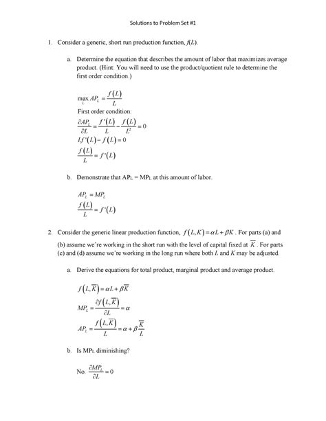 PS1-sols - international business - Solutions to Problem Set # Consider