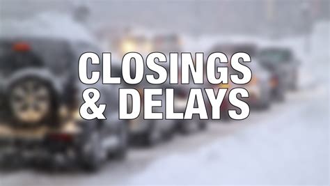 Snow cancellations, delays