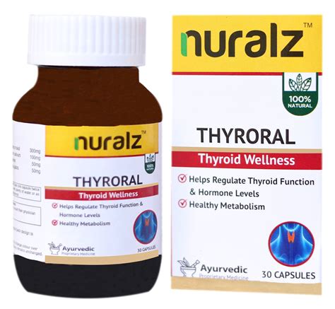 Nuralz Thyroral Capsules 30 Capsules Uniherbs India