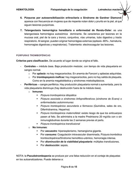 Fisiopatología de la coagulación hemostasia primaria PDF