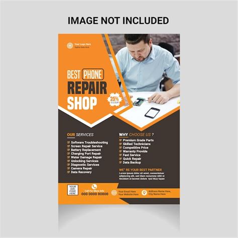 Premium Vector Phone Repair Social Media Post