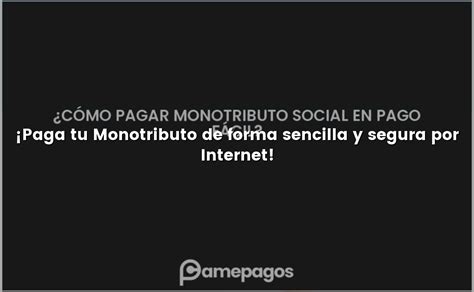 Paga tu Monotributo de forma sencilla y segura por Internet Cómo