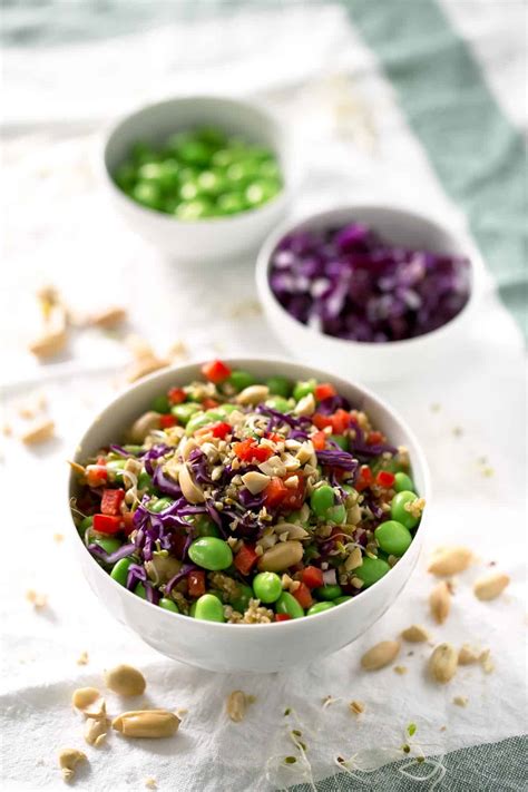 Ensalada De Quinoa Y Edamame Danza De Fogones