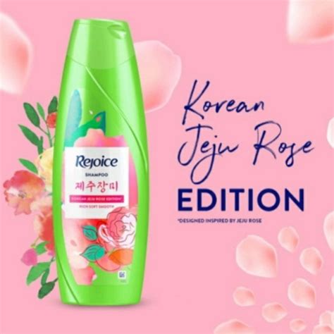 Jual Rejoice Shampoo Korean Jeju Rose Edition Rich Soft Smooth Ml