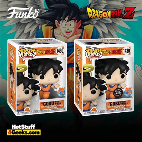 2023 New Dbz Goku With Wings Funko Pop With Glow Chase Px