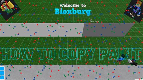 How To Copy Paint On Walls Bloxburg Roblox Youtube