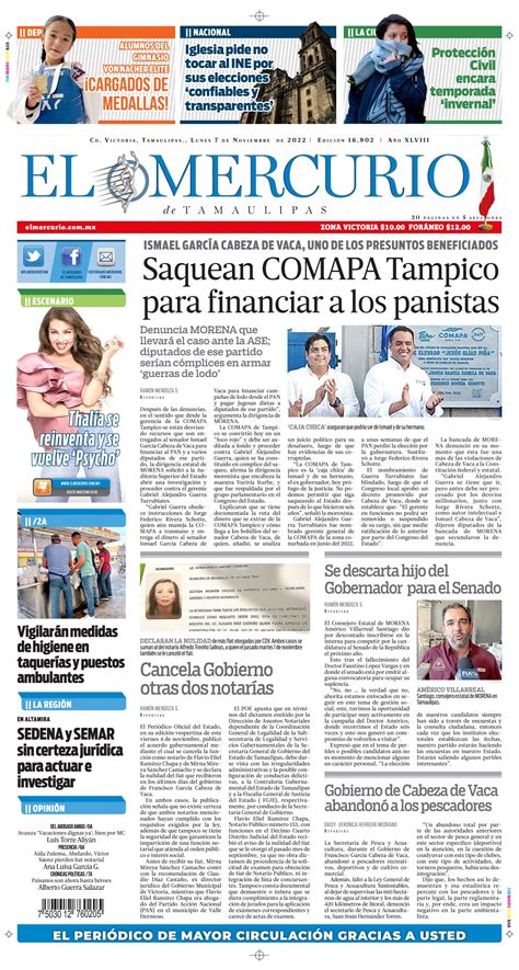 El Mercurio De Tamaulipas 7 De Noviembre De 2022 By El Mercurio De Tamaulipas Online Issuu