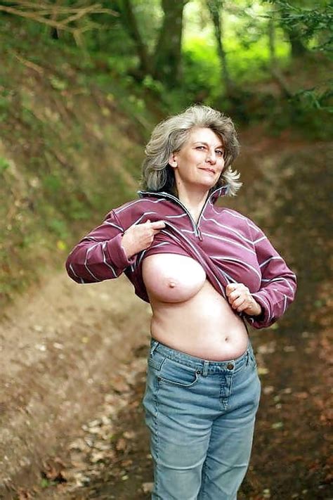 Grannies Flashing One Tit Porn Pictures Xxx Photos Sex Images Pictoa