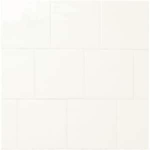 Daltile Luxecraft White In X In Glazed Ceramic Wall Tile Sq