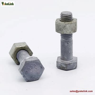 7 8 ASTM F3125 Grade A325 Hot Dipped Galvanized Steel Structural Bolt W A563 DH Nut F436 Washer