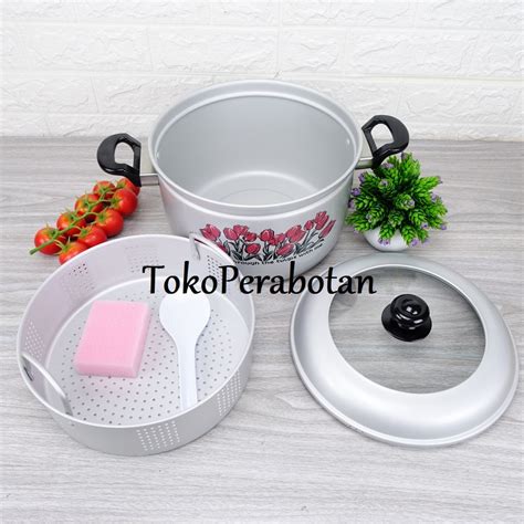 Jual Tokoperabotan Panci Kukus Steamer Rice Cooker Maspion Cm