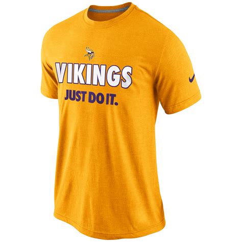 Nike Men S Short Sleeve Minnesota Vikings T Shirt In Yellow For Men Lyst