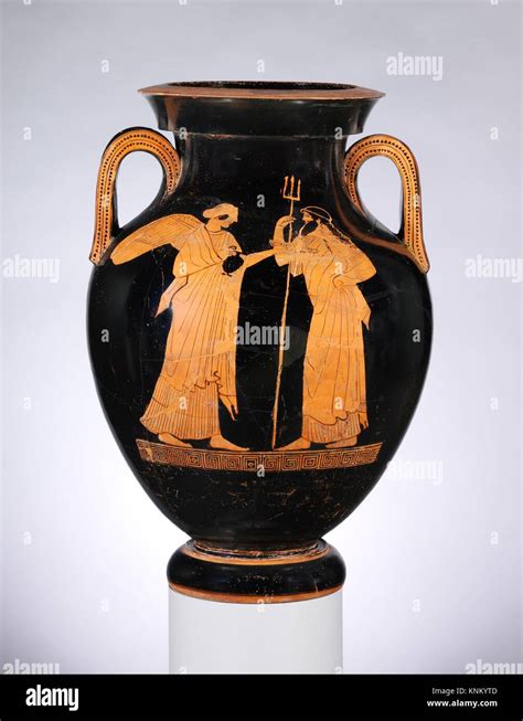 Terracotta Amphora Jar Attributed To The Syracuse Painter Period