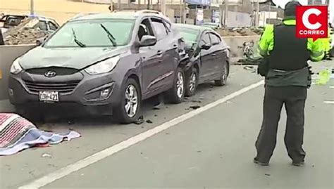 Dos ciclistas pierden la vida en choque múltiple en el Km 17 de la