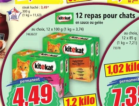 Promo 12 Repas Pour Chats Chez Norma