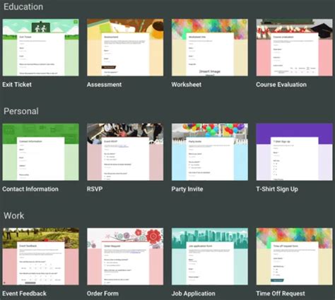 The 10 Best Google Forms Templates | Template google, Google forms ...