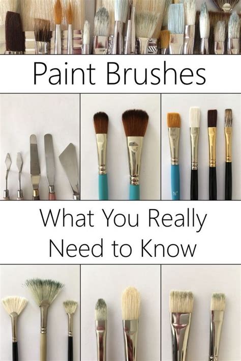 Beginners Guide Types Of Oil Painting Brushes Ran Art Blog Art