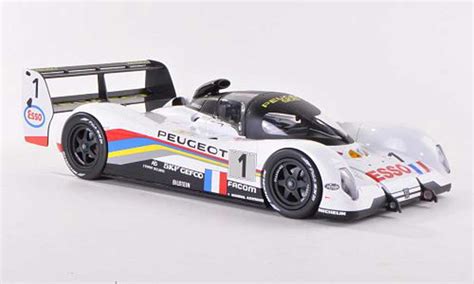 Coche Miniatura Peugeot 905 1993 1 18 Norev No 1 Esso 24h Le Mans Y