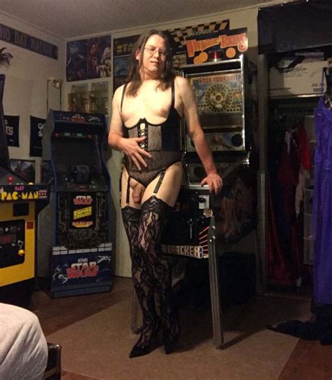 Joanie A Mature Tv Models Her Seven Til Midnight Open Cup Teddy Ensemble Photo