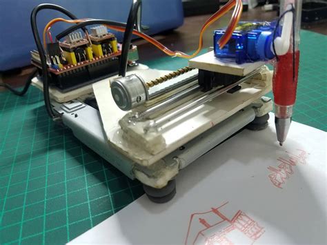 Mini CNC plotter machine at home - Hackster.io