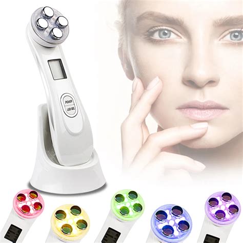 5 In1 Rfandems Radio Mesotherapy Electroporation Face Beauty Pen Radio Frequency Led Photon Face