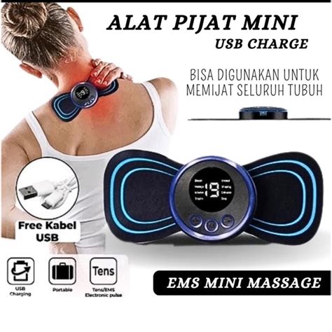 Jual Ems Alat Pijat Elektrik Punggung Leher Lutut Badan Mini