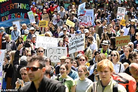 Students In Melbourne And Sydney Skip School And Take To The Streets To