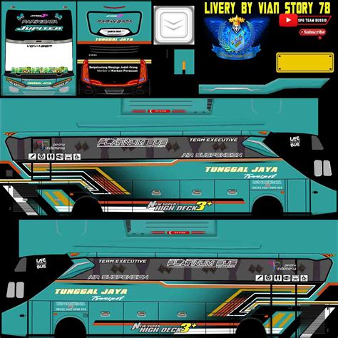 Livery Bussid Tunggal Jaya Jupiter Ini Listnya Esportsku