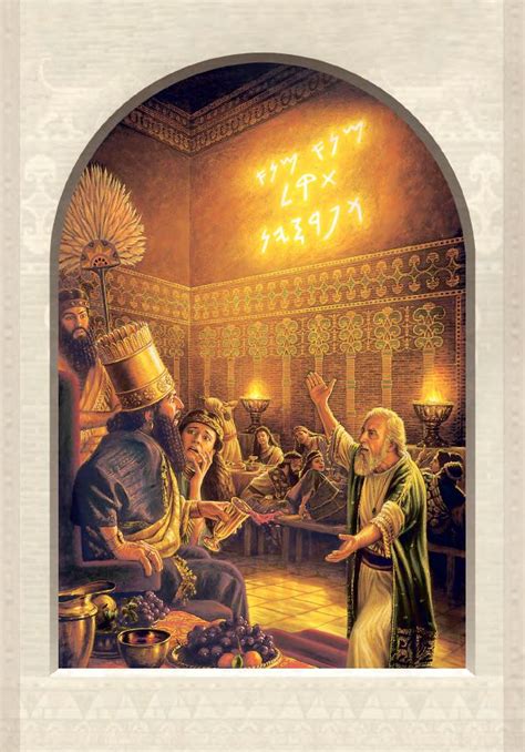 Daniel and Belshazzar | Bible illustrations, Biblical art, Bible art