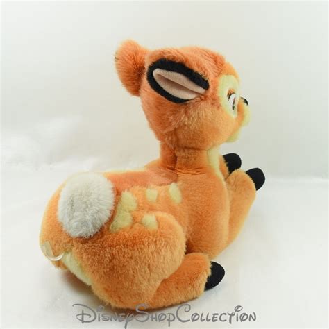 Peluche Bambi Disneyland Paris Couch E Biche Marron Orange Disney