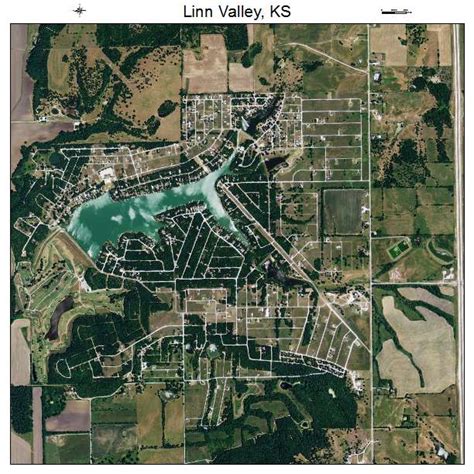 Aerial Photography Map Of Linn Valley Ks Kansas