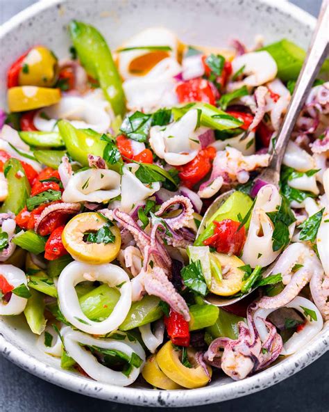 Marinated Calamari Salad Recipe | Easy and Flavorful!