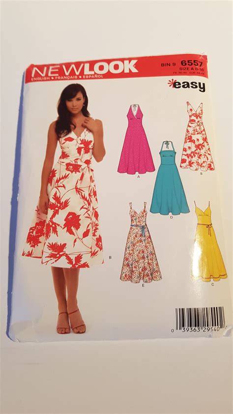 New Look Easy Sewing Pattern Misses Sizes In Etsy Canada