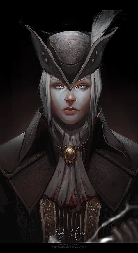 Bloodborne Lady Maria Fan Art - Clayid