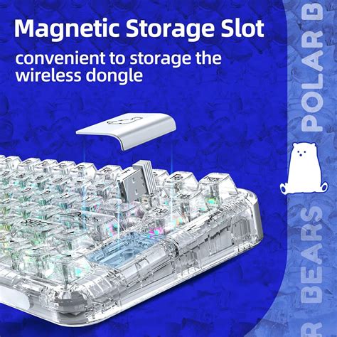 Mua Yunzii Coolkiller Ck Wireless Hot Swappable Mechanical Keyboard Transparent Acrylic