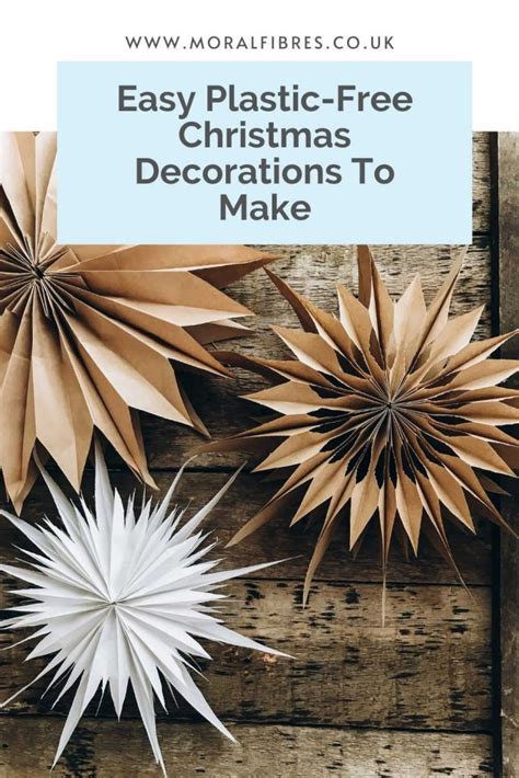 10 Easy Plastic Free Zero Waste Christmas Decorations To DIY Paper