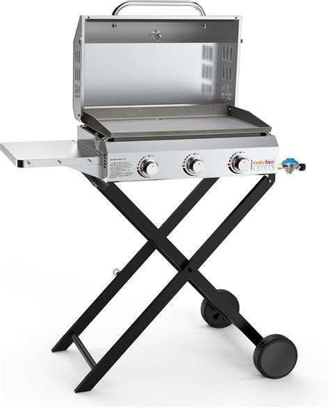 Onlyfire Br Leurs Plancha Barbecues Gaz Avec Table D Appoint