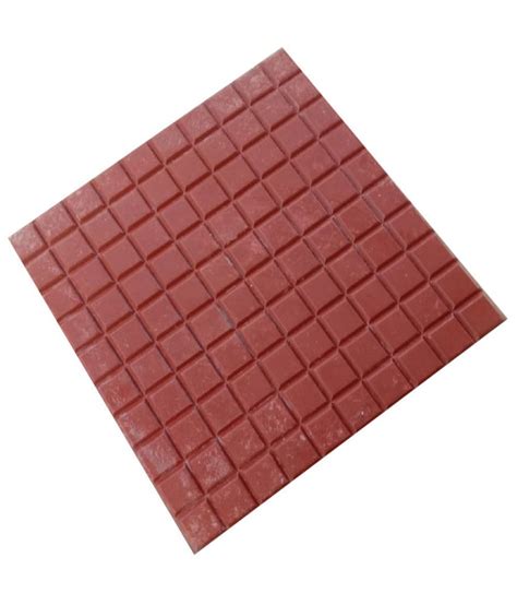 Red Chequered Tile Size 0 8x0 8 Feet 250x250 Mm At Rs 16 Piece In