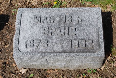 Marcus Russell Spahr Find A Grave Memorial