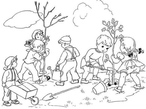 Free Arbor Day Coloring Pages Pdf Coloringfolder Coloring Pages