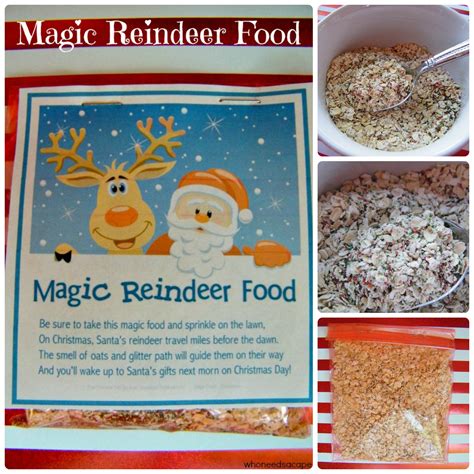 Magic Reindeer Food Who Needs A Cape