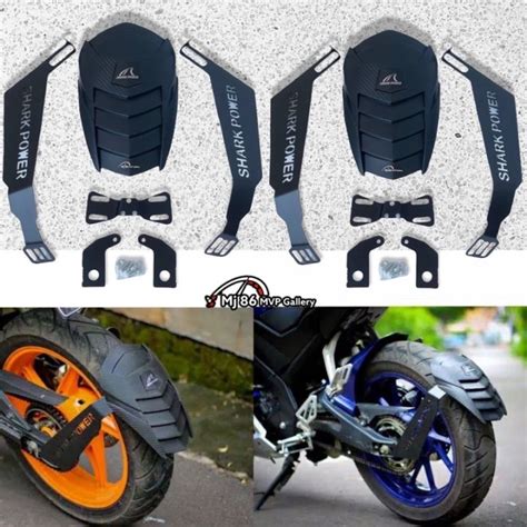 Mudguard Penahan Lumpur Shark Power Motor Vixion Ninja R R Cbr