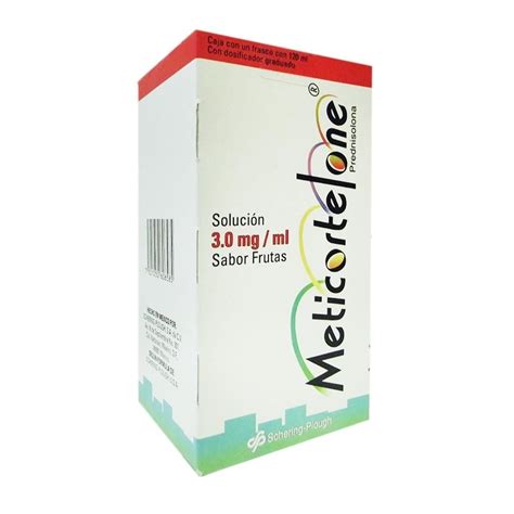 Meticortelone 3 mg ml solución sabor frutas 120 ml Walmart