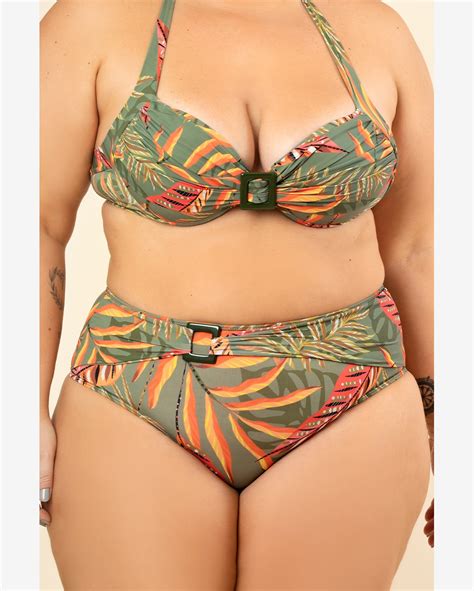 Riachuelo Calcinha Biqu Ni Plus Size Cintura Alta Aviamento