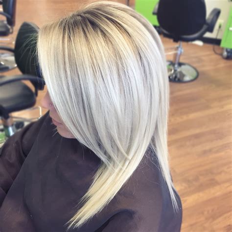 Blonde Platinum Haircut Hair By Dominae