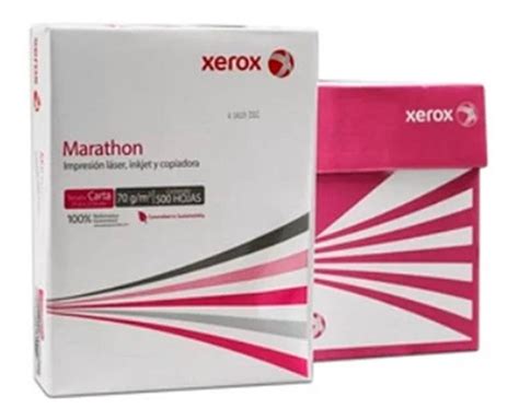 Hojas T Carta Xerox Marathon Caja Con 10 Paquetes De 500 Envío Gratis